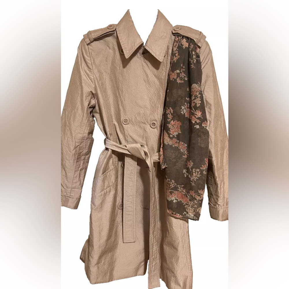 Lafayette 148 New York Petite Updated Trench Coat Size 12 May fit regular too!
